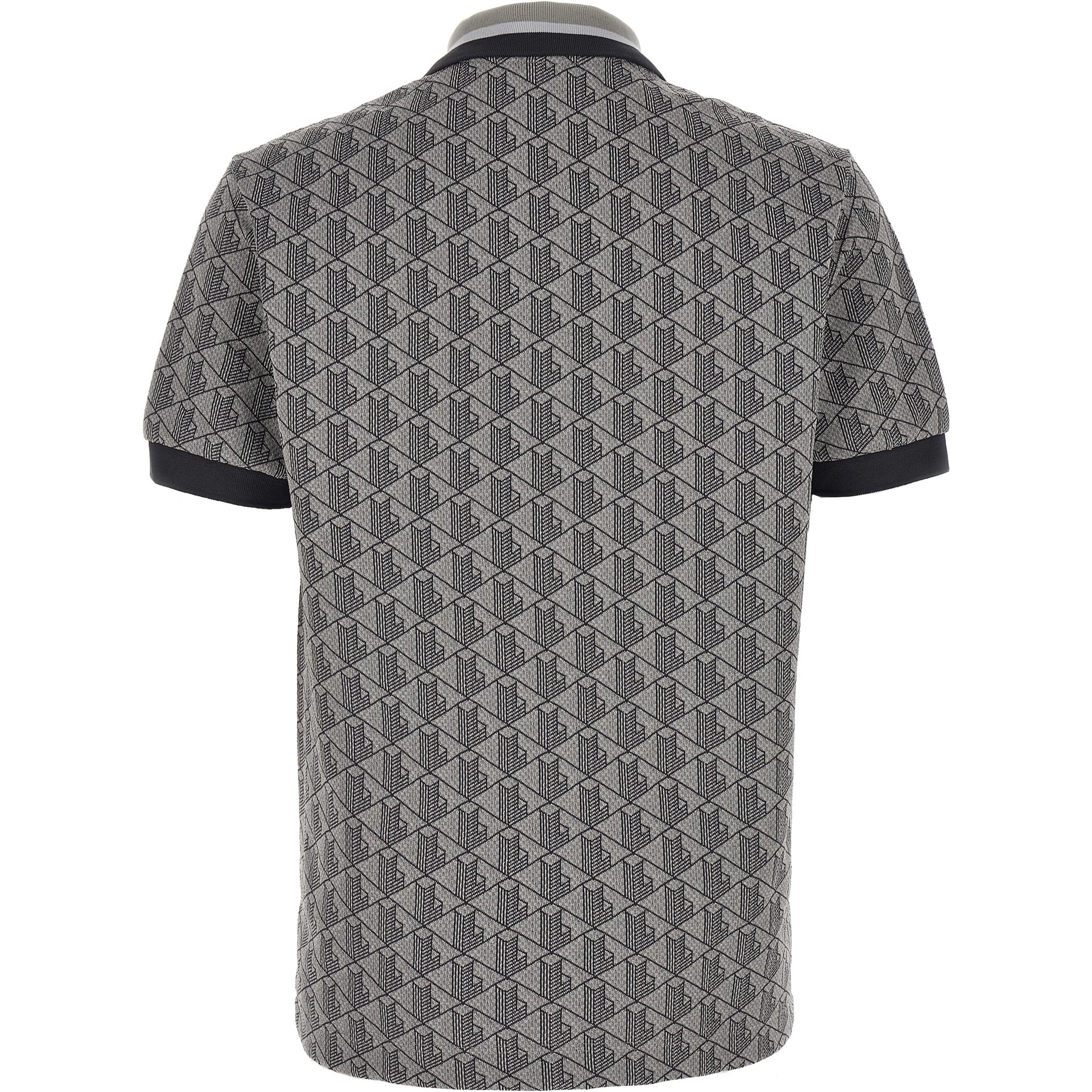Gray Polyester Polo Shirt