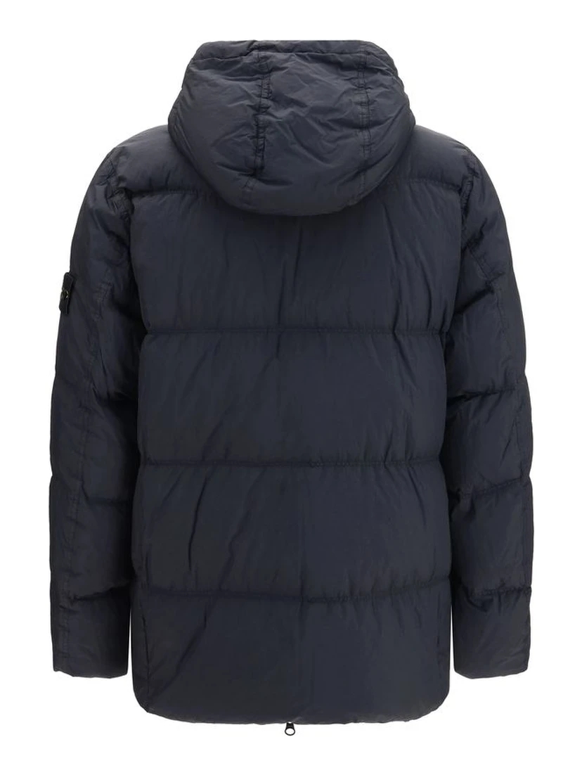 Blue Goose Down Full-Length Jacket