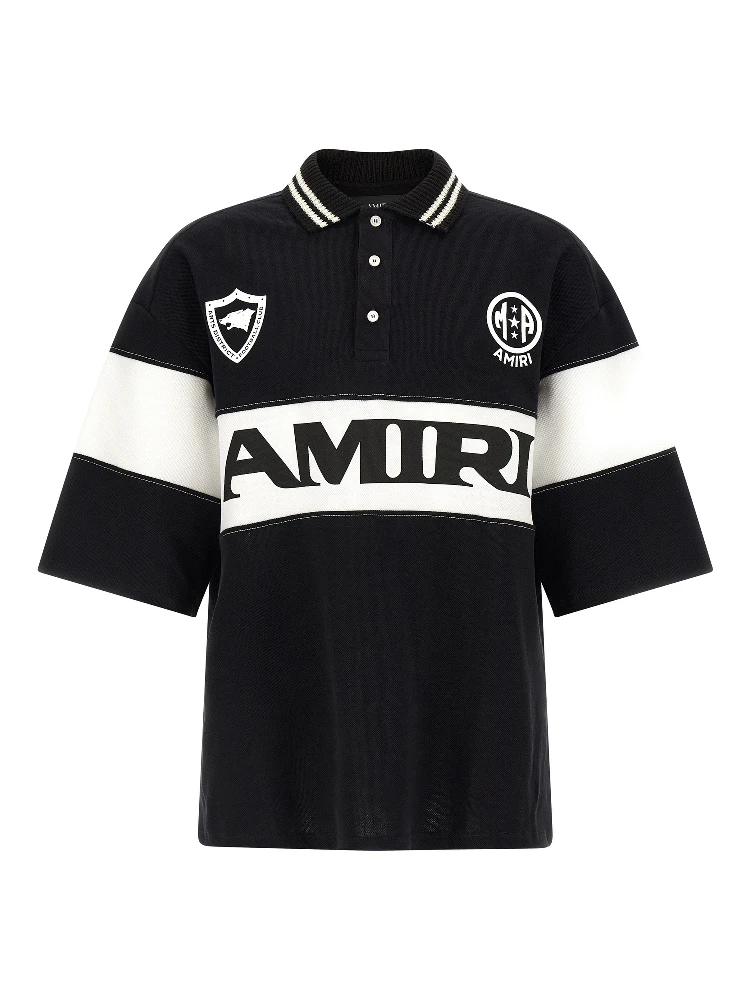 Bicolor Cotton Polo Shirt