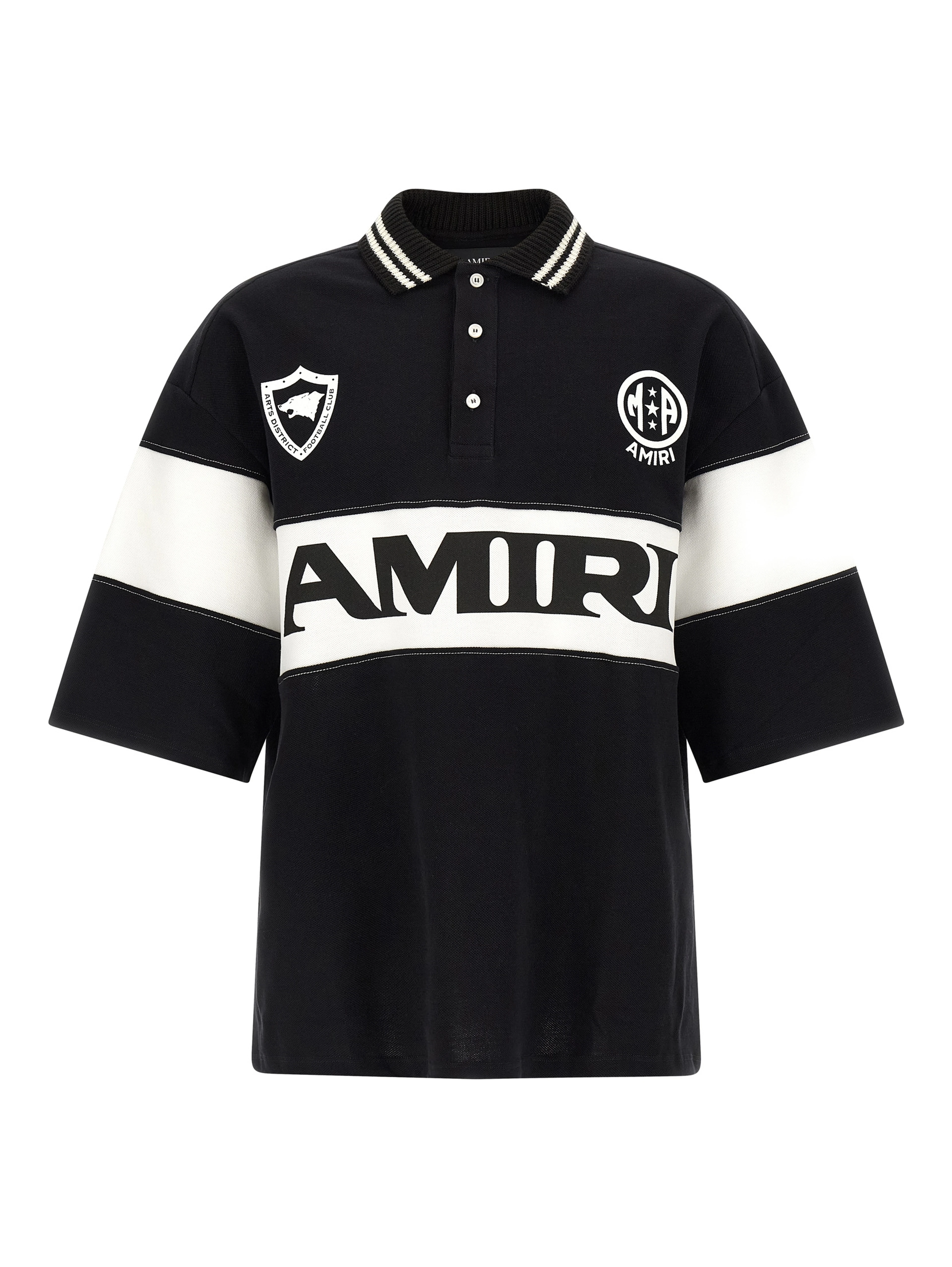 Bicolor Cotton Polo Shirt