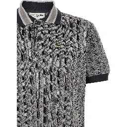 Gray Polyester Polo Shirt