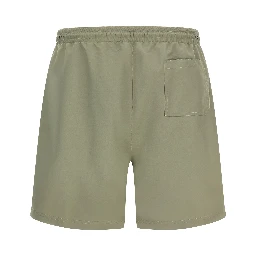 Bicolor Polyester Swim Shorts