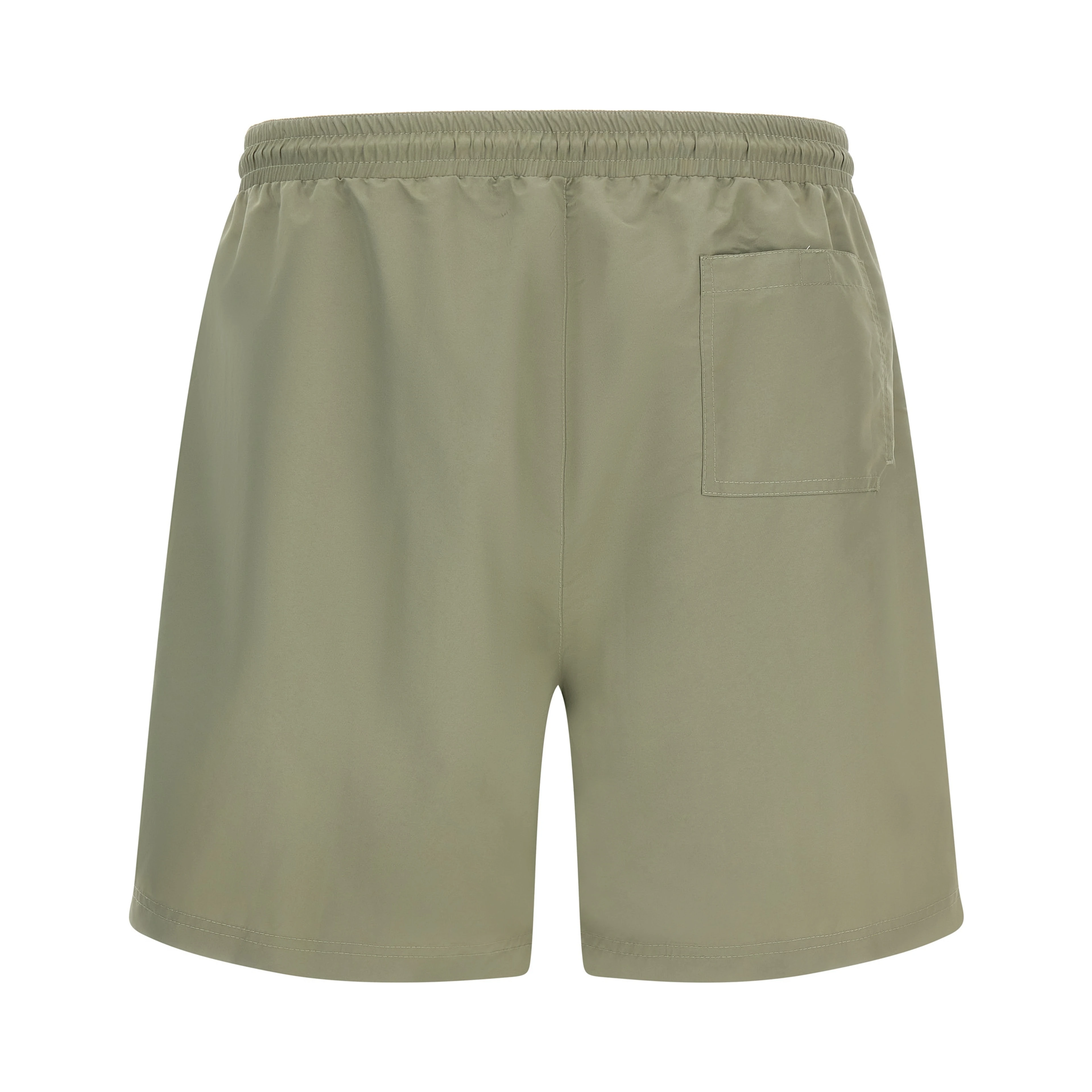 Bicolor Polyester Swim Shorts