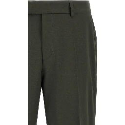 Bicolor Virgin Wool Pants
