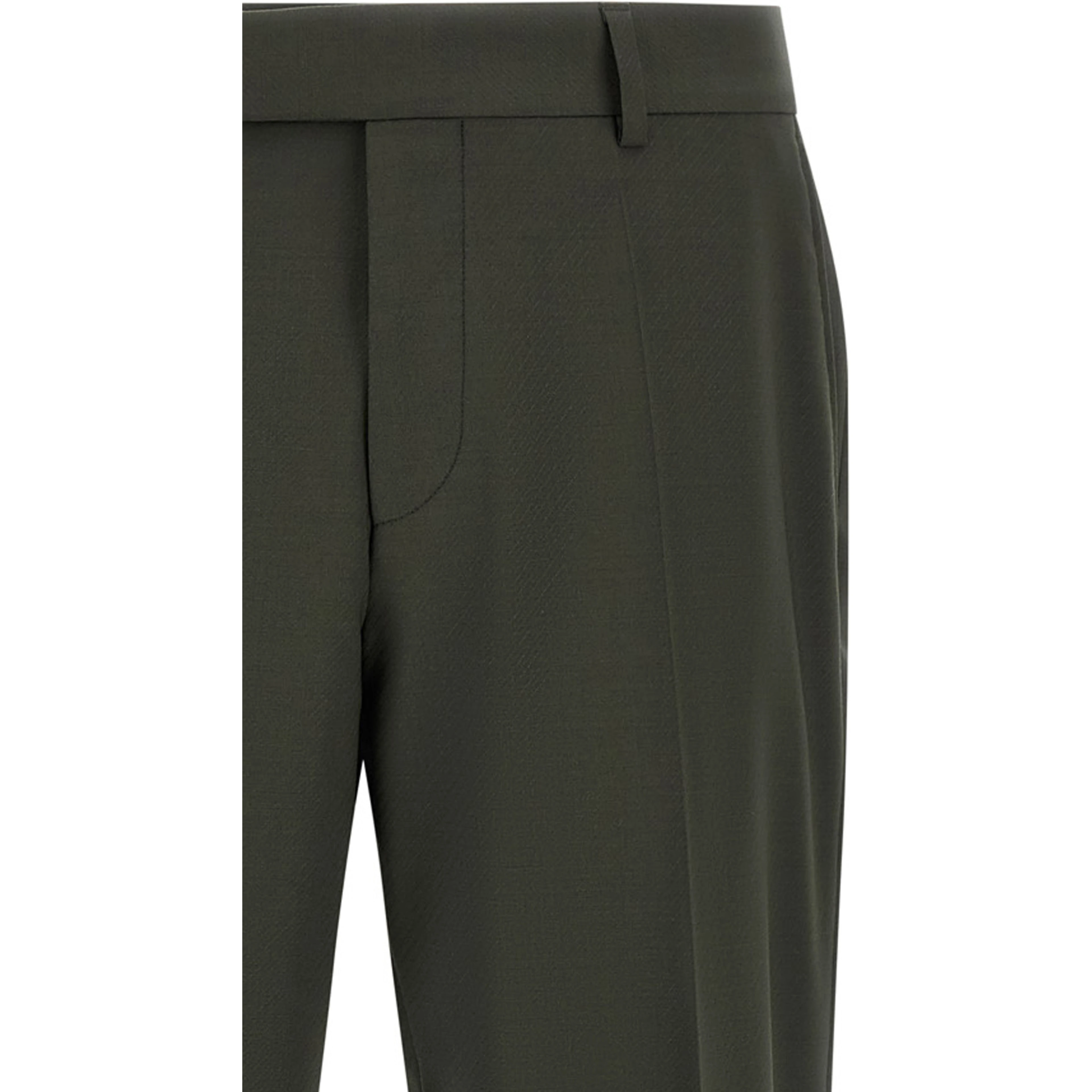 Bicolor Virgin Wool Pants