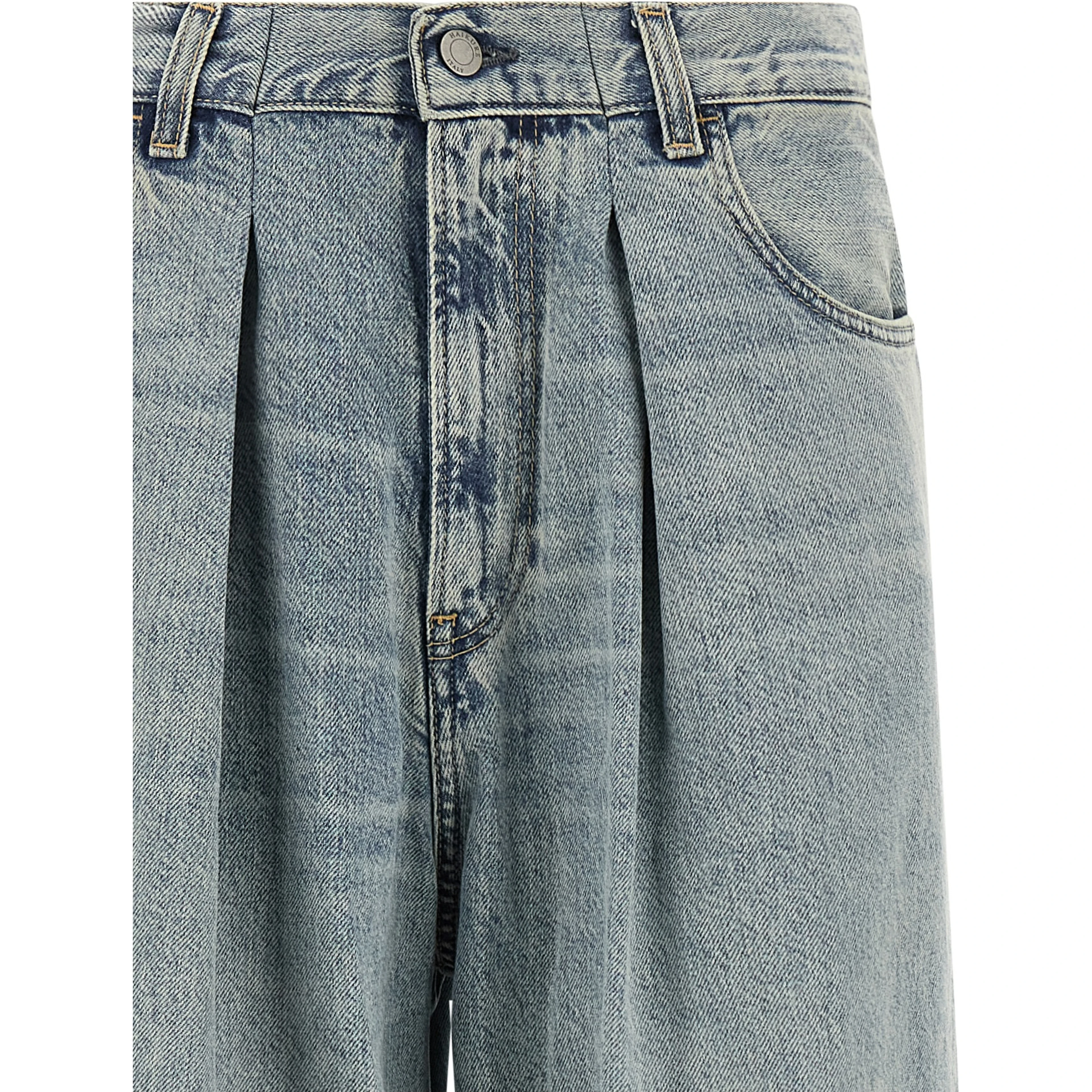 Blue Cotton Jeans Denim
