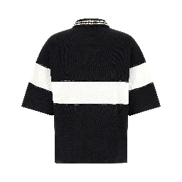 Bicolor Cotton Polo Shirt