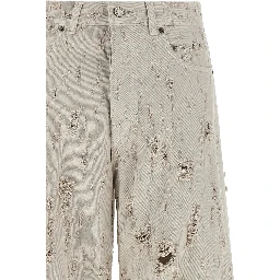 Multicolor Cotton Relaxed Fit Jeans