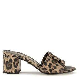 Beige Calf Leather Bos Taurus Mules