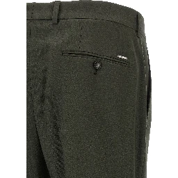 Bicolor Virgin Wool Pants