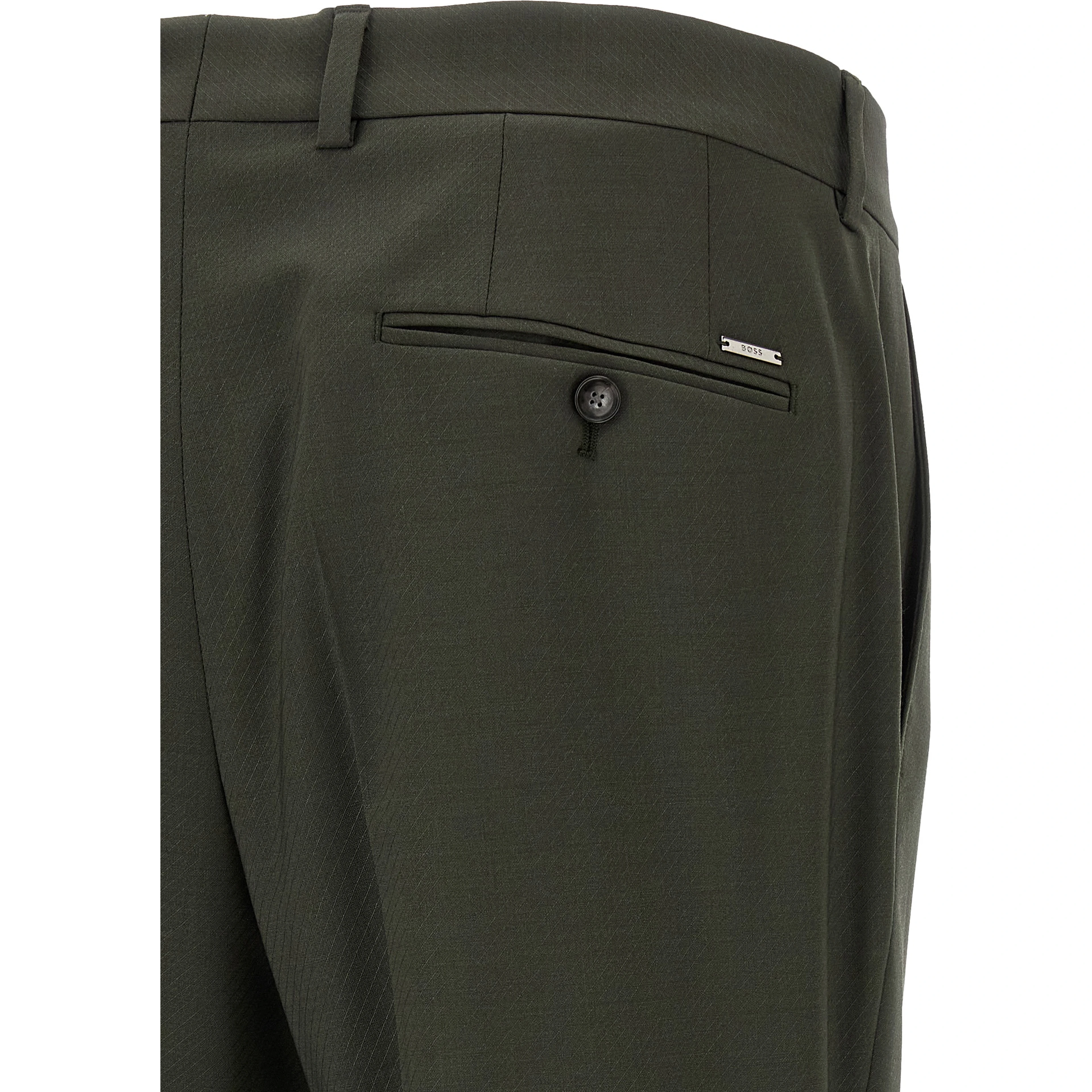 Bicolor Virgin Wool Pants