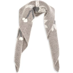 Beige Wool Oves Aries Scarf