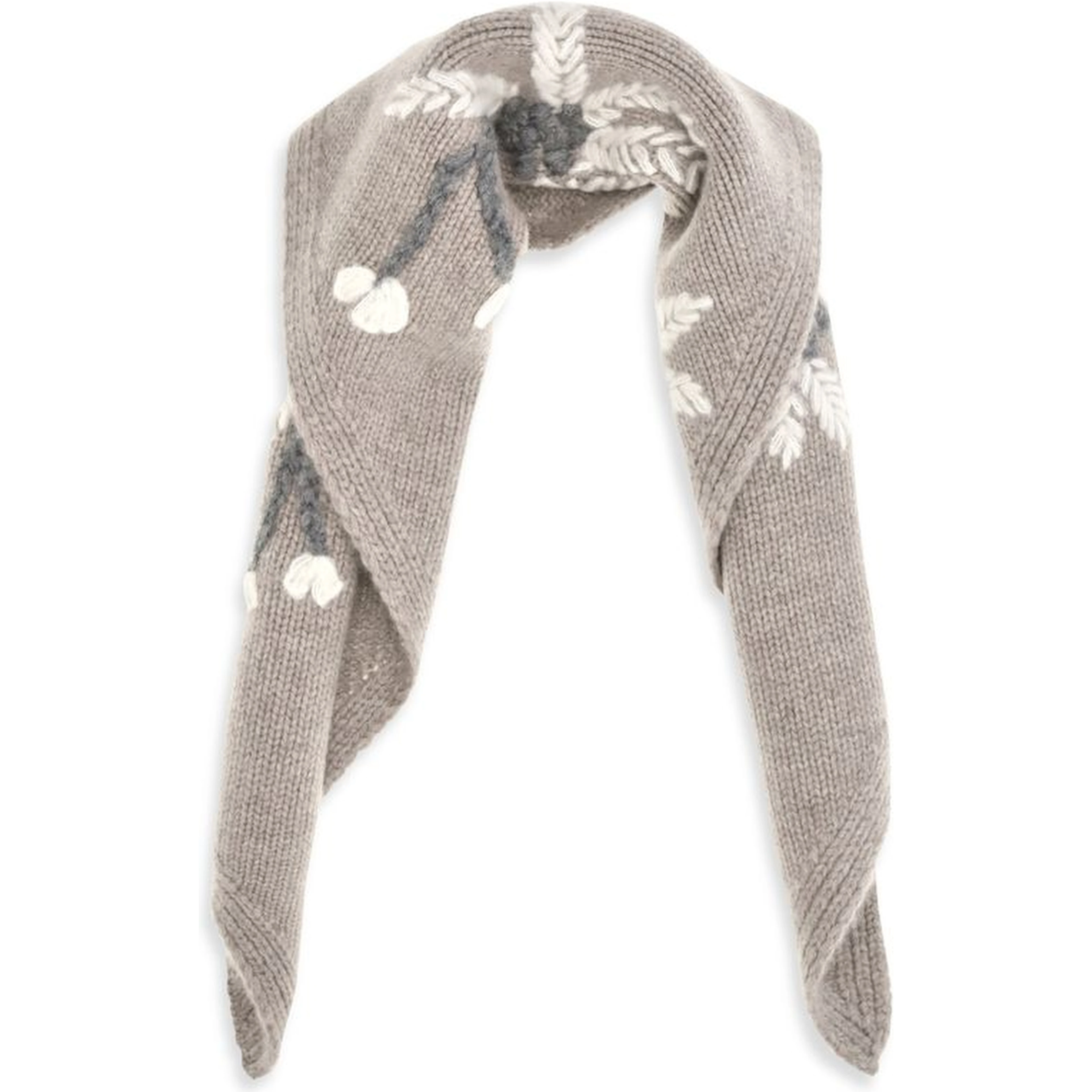 Beige Wool Oves Aries Scarf