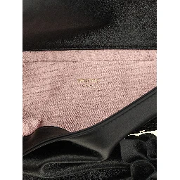 Black Lamb Leather Clutch Bag