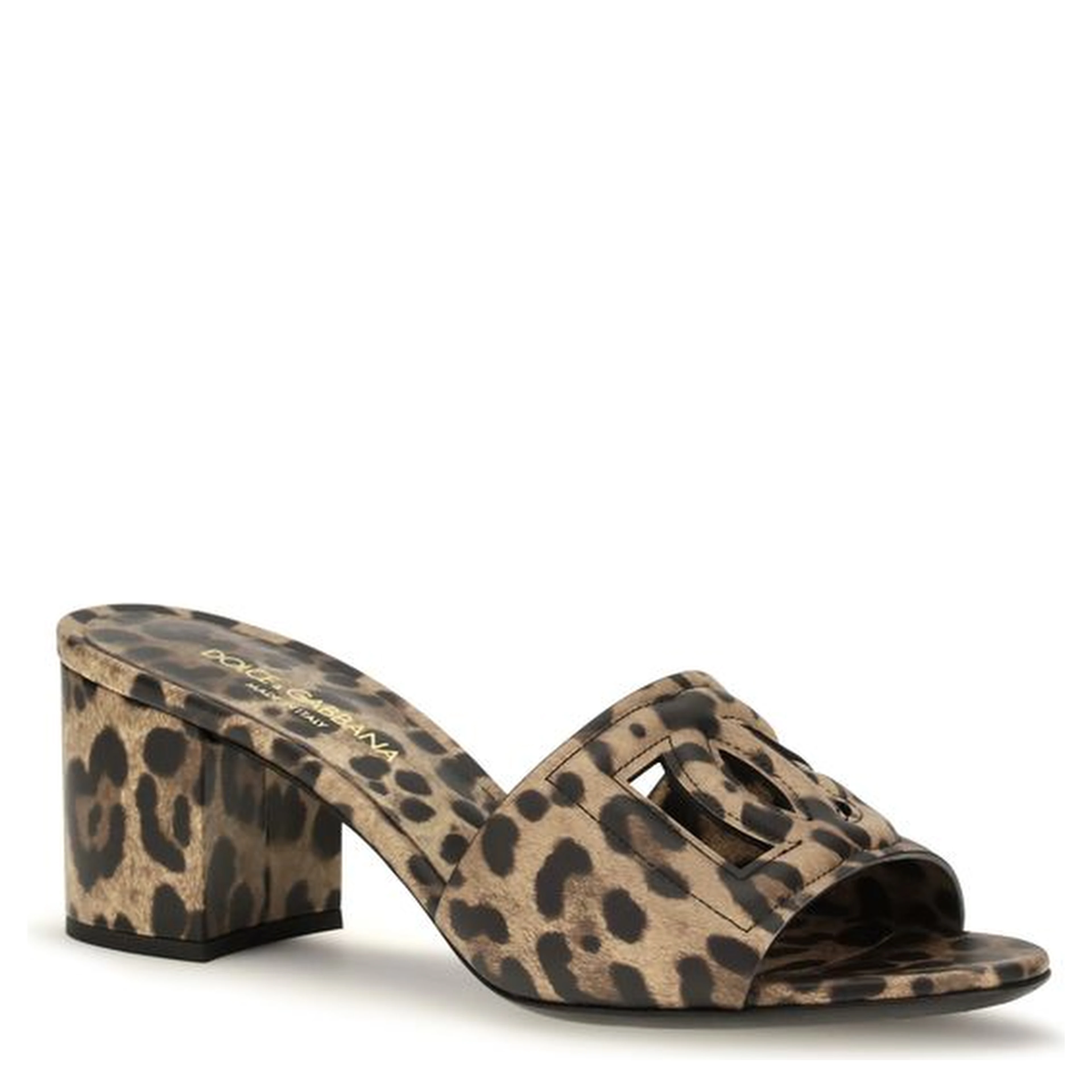 Beige Calf Leather Bos Taurus Mules