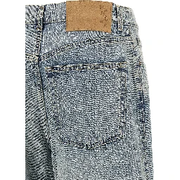 Blue Cotton Jeans Denim