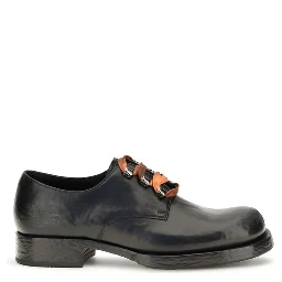 Black Calf Leather Bos Taurus Oxfords And Derbies
