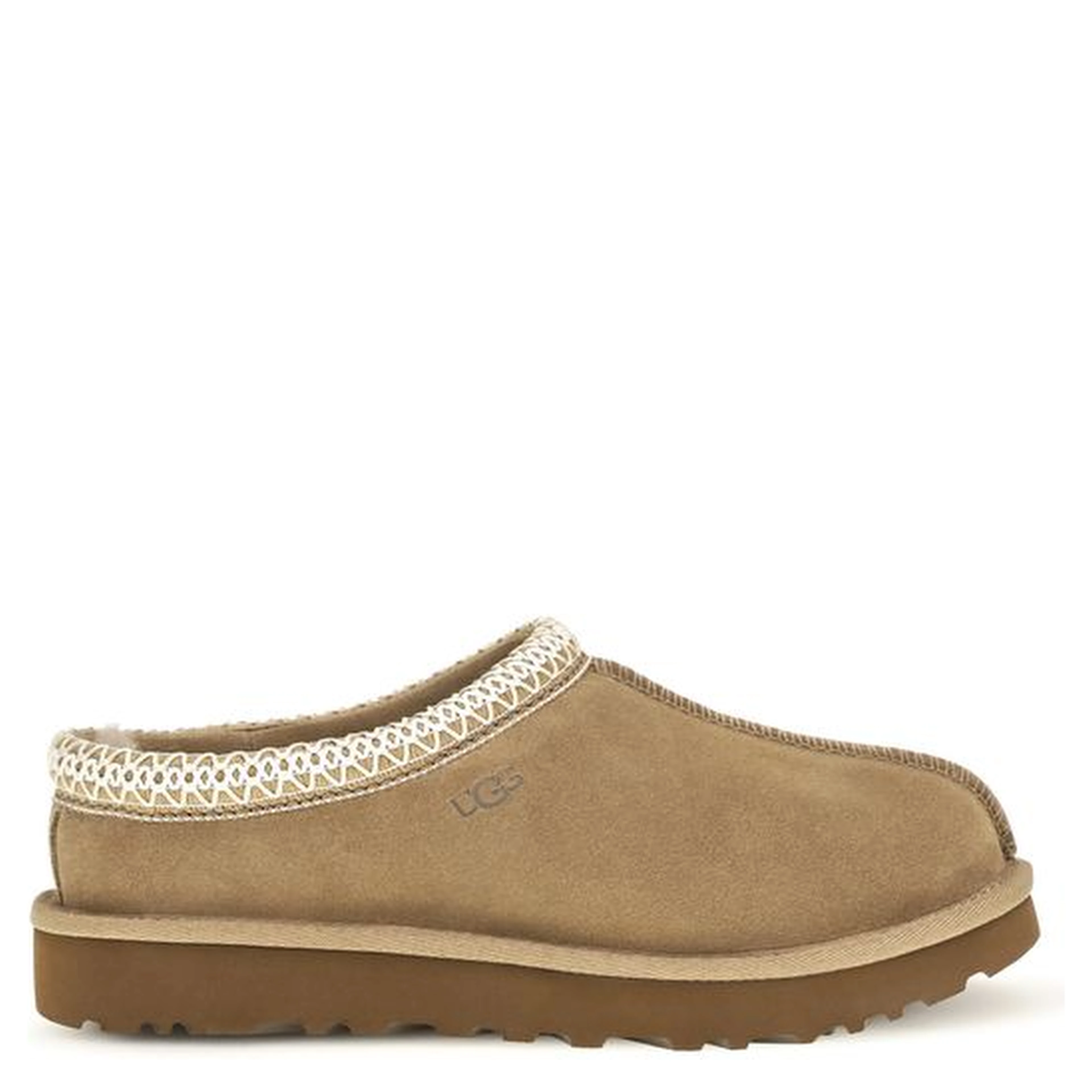 Beige Leather Mules
