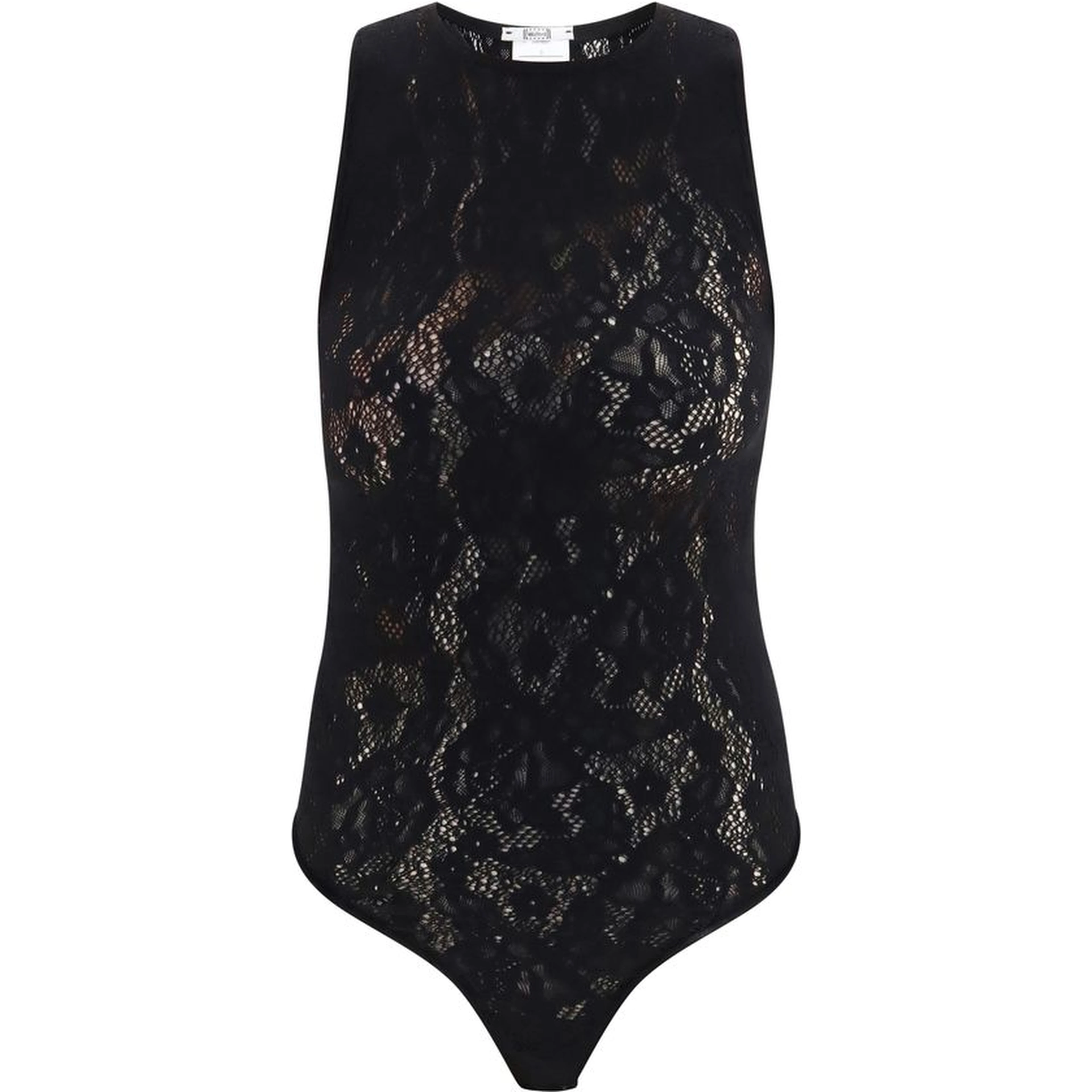 Black Polyamide Bodysuit