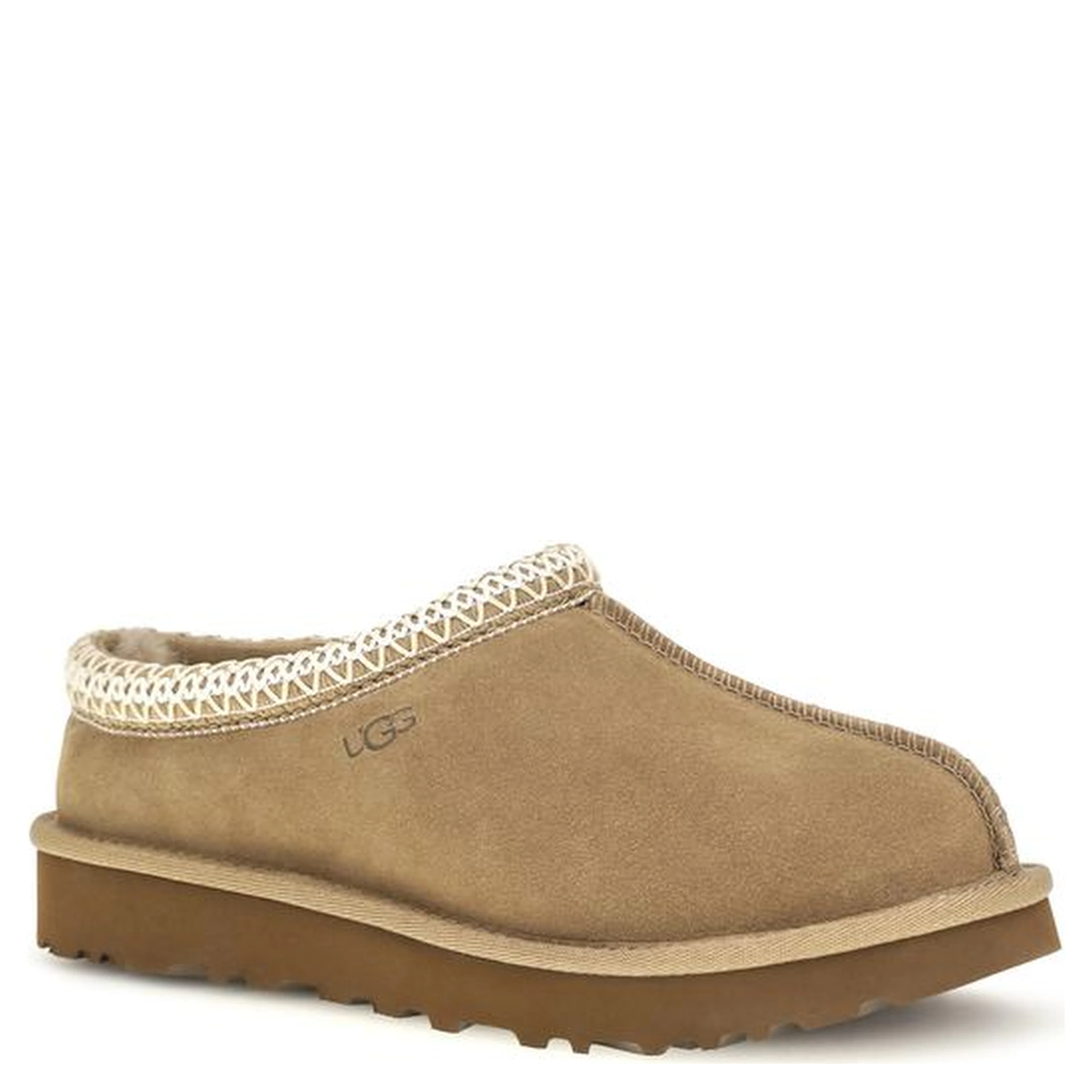 Beige Leather Mules