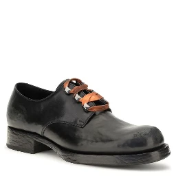 Black Calf Leather Bos Taurus Oxfords And Derbies