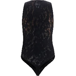 Black Polyamide Bodysuit