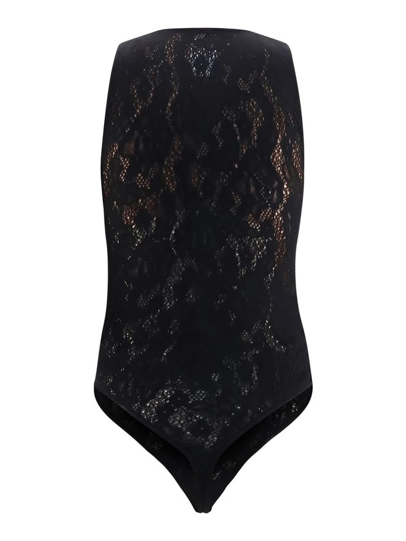 Black Polyamide Bodysuit
