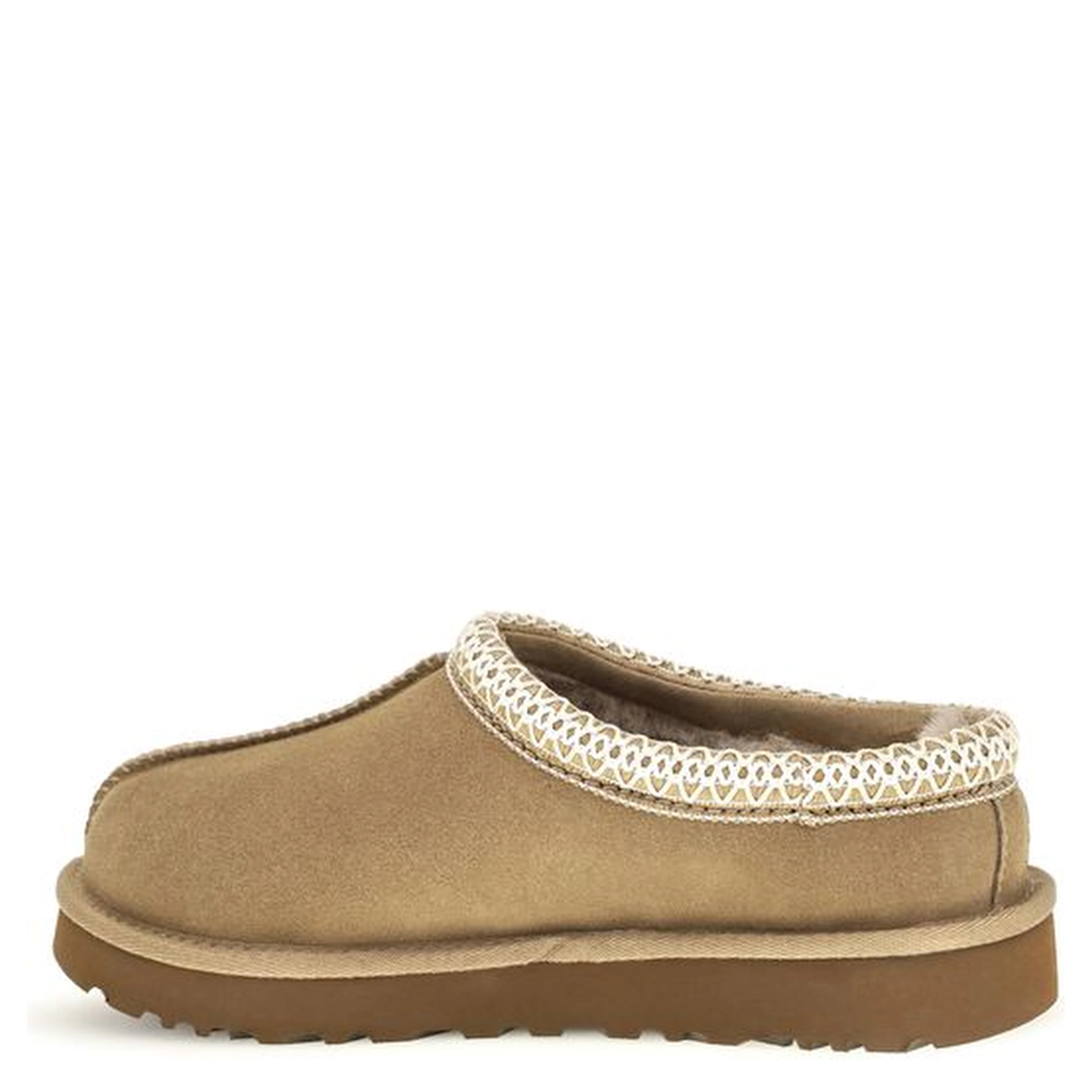 Beige Leather Mules