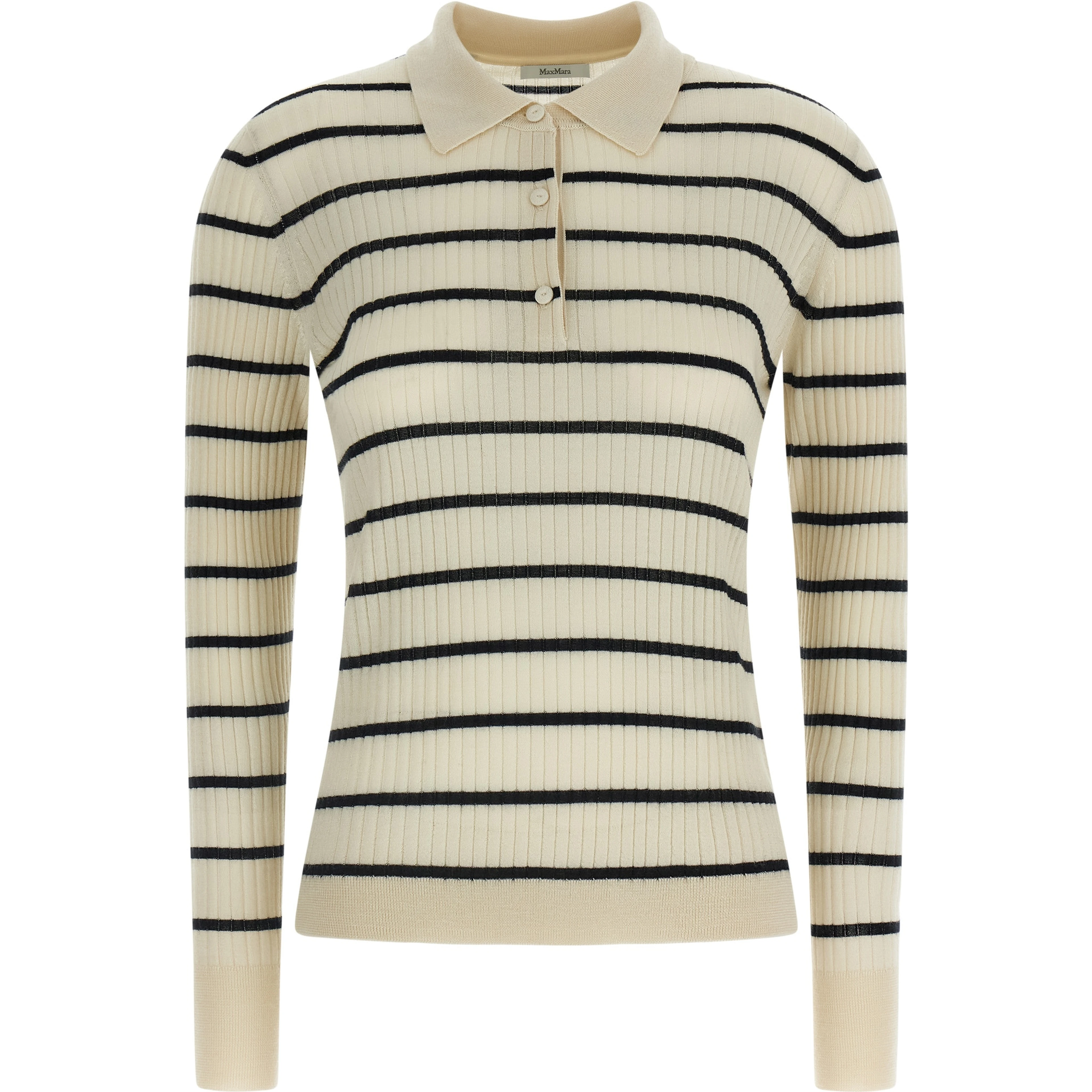 Blue Cashmere Polo Shirt