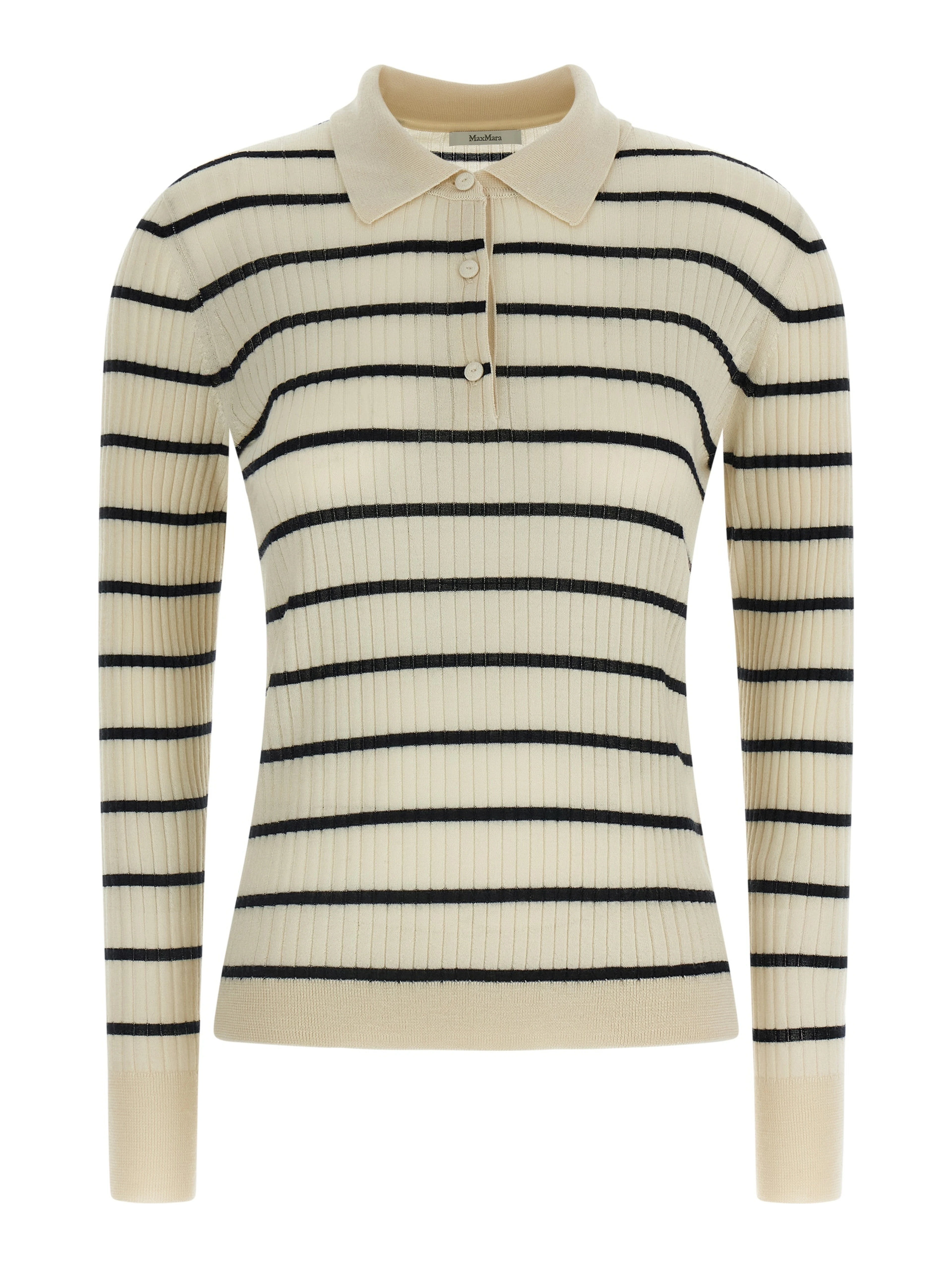 Blue Cashmere Polo Shirt