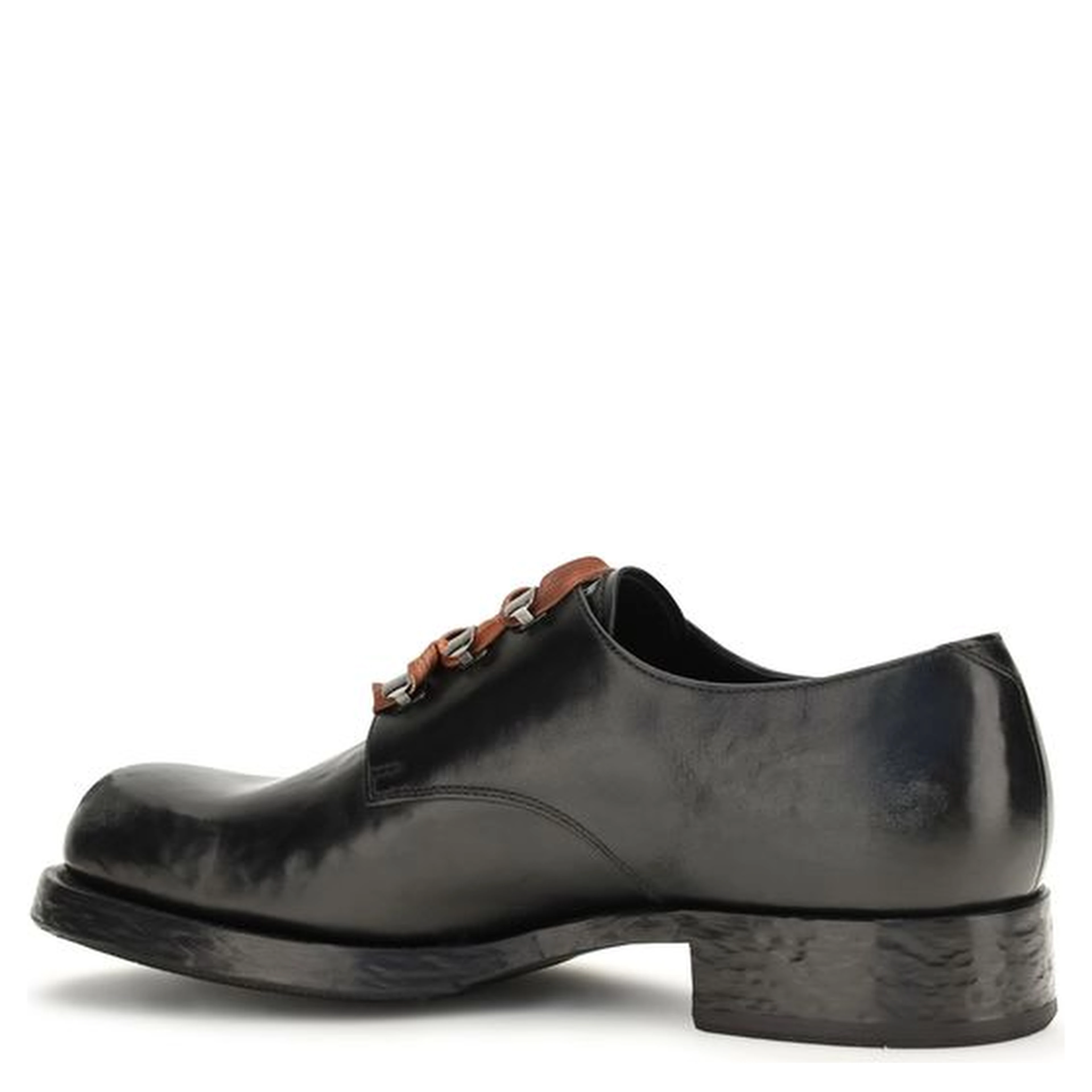 Black Calf Leather Bos Taurus Oxfords And Derbies