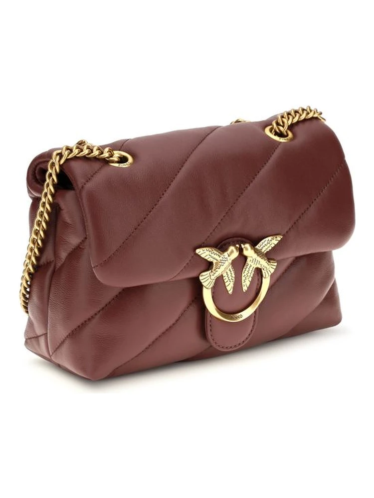 Bordeaux Calf Leather Bos Taurus Shoulder Bag alternative