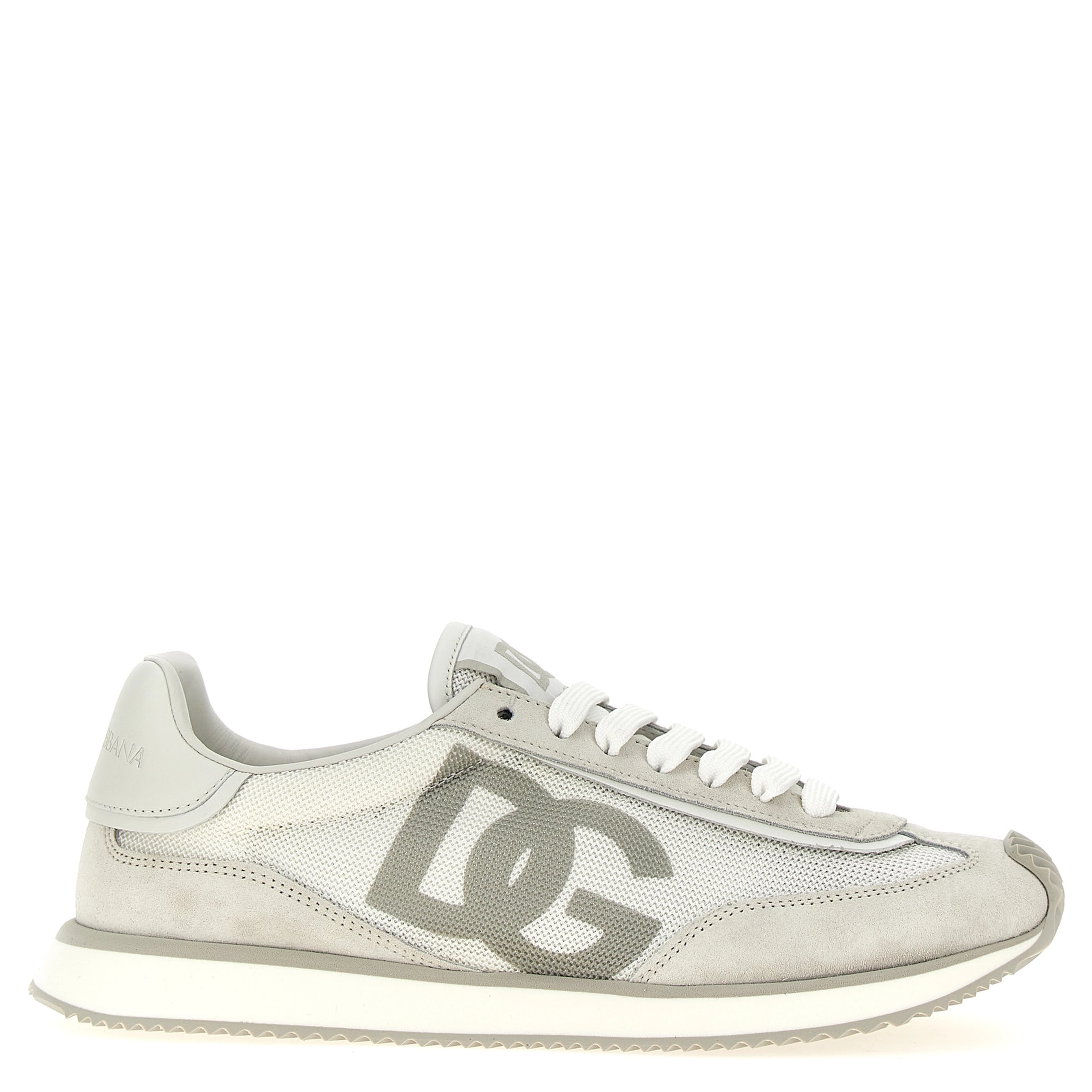 Gray Calfskin Low Top Sneakers
