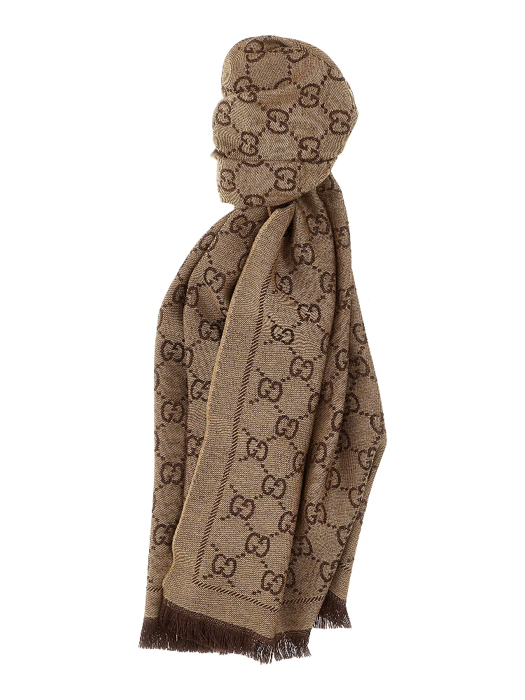 Brown Wool Scarf
