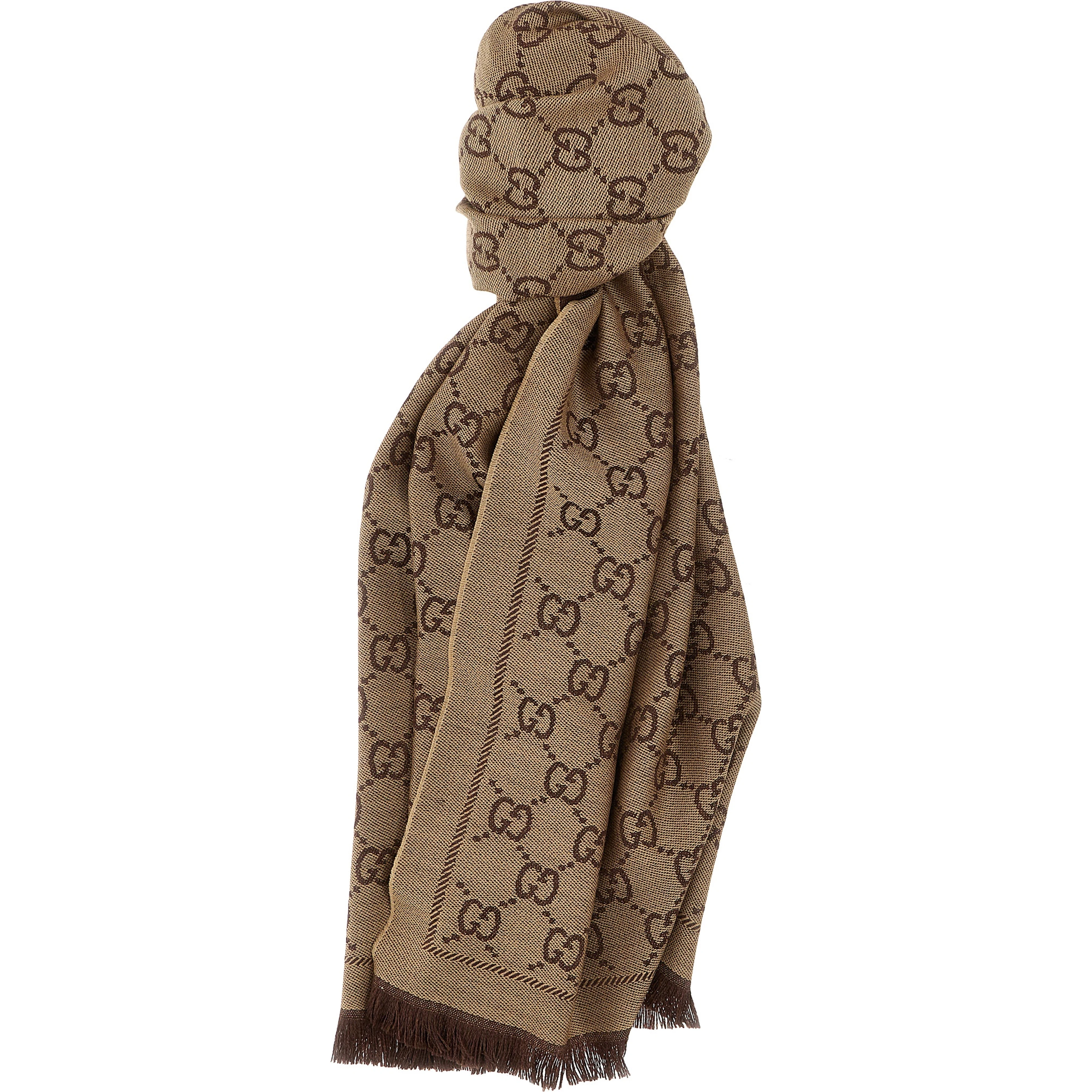 Brown Wool Scarf