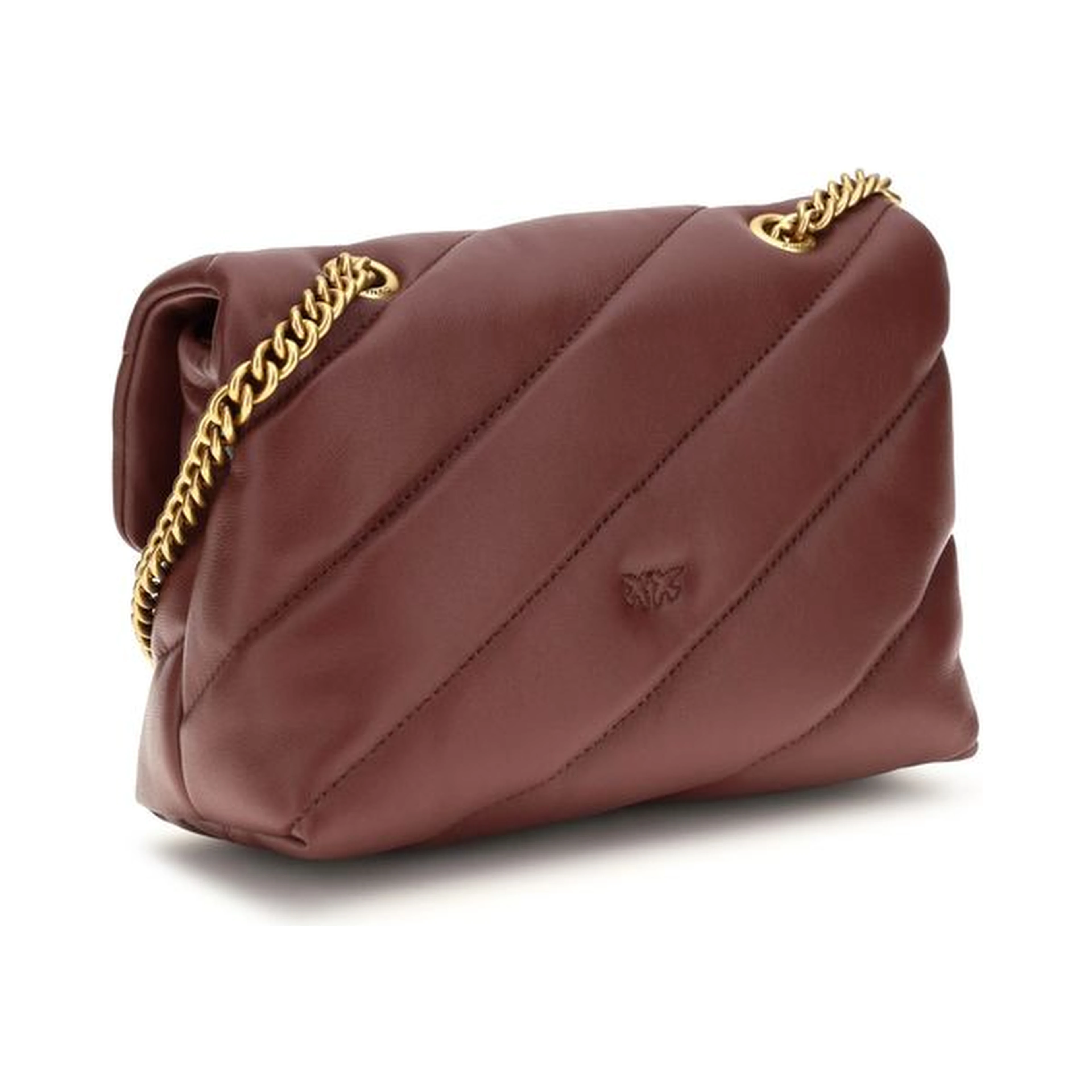 Bordeaux Calf Leather Bos Taurus Shoulder Bag