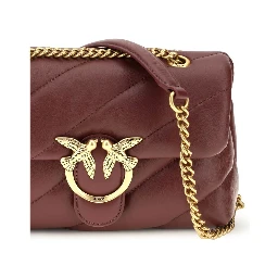 Bordeaux Calf Leather Bos Taurus Shoulder Bag