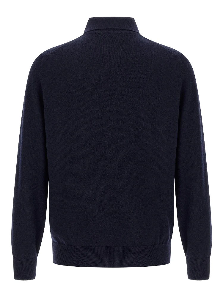 Blue Cashmere Polo Shirt alternative