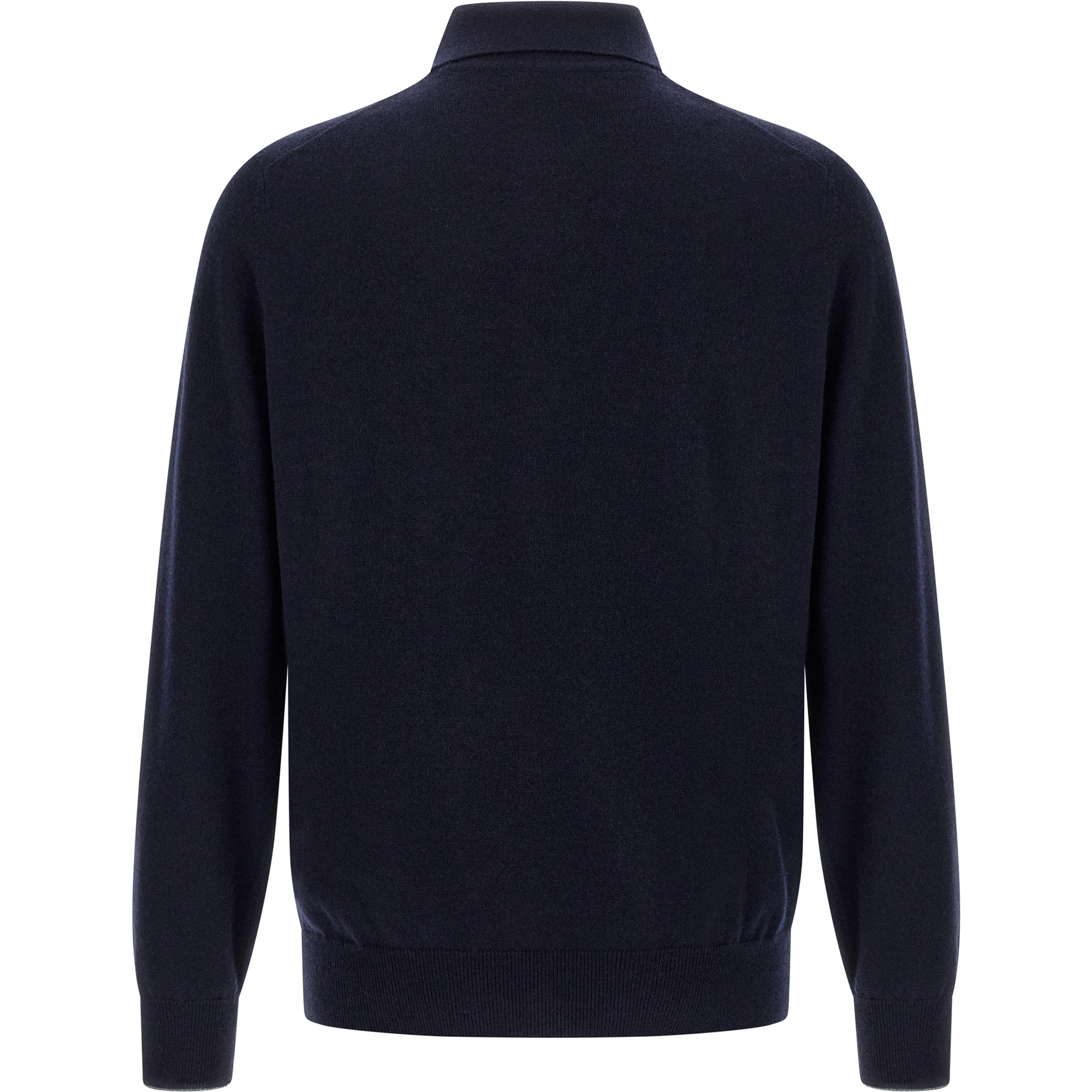 Blue Cashmere Polo Shirt