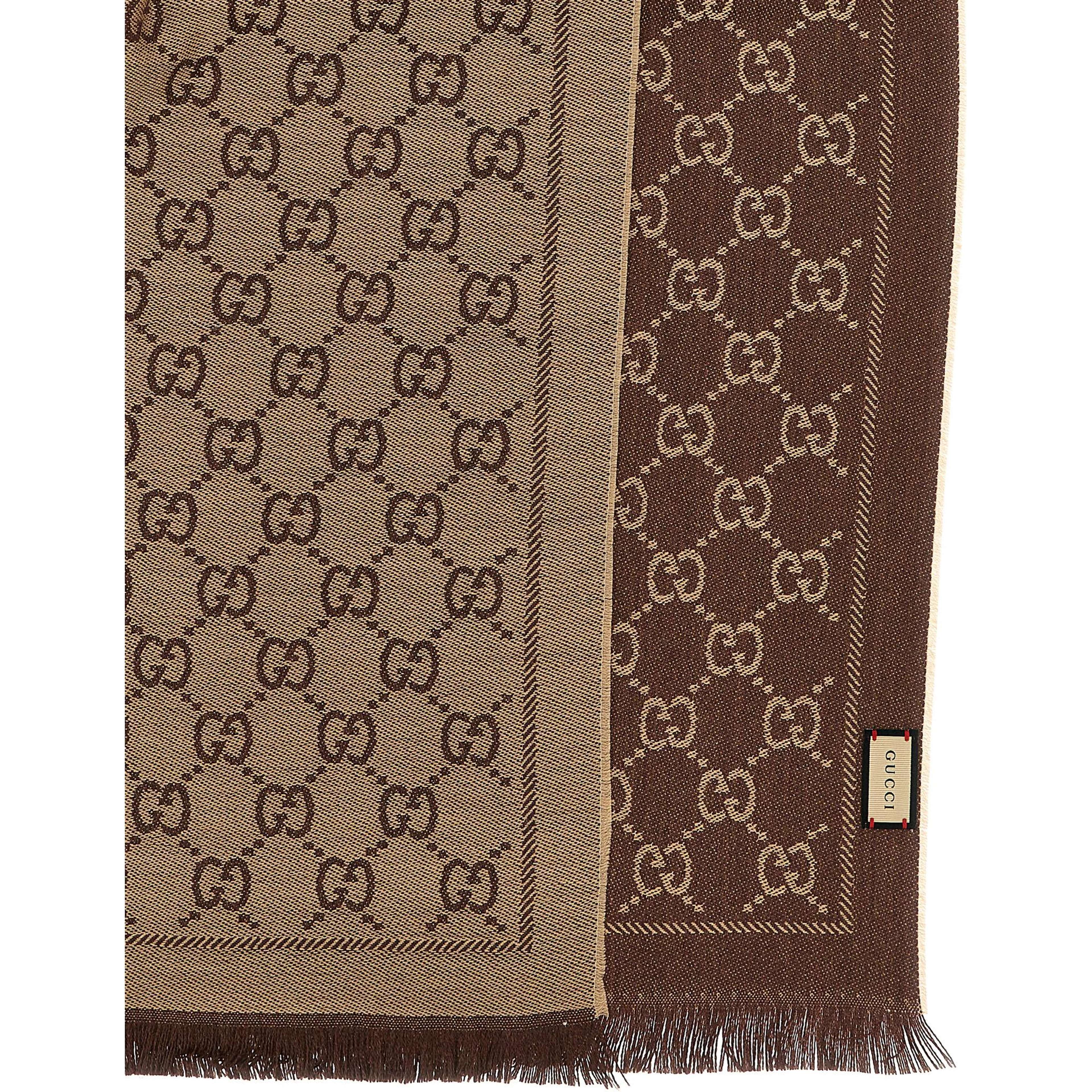 Brown Wool Scarf