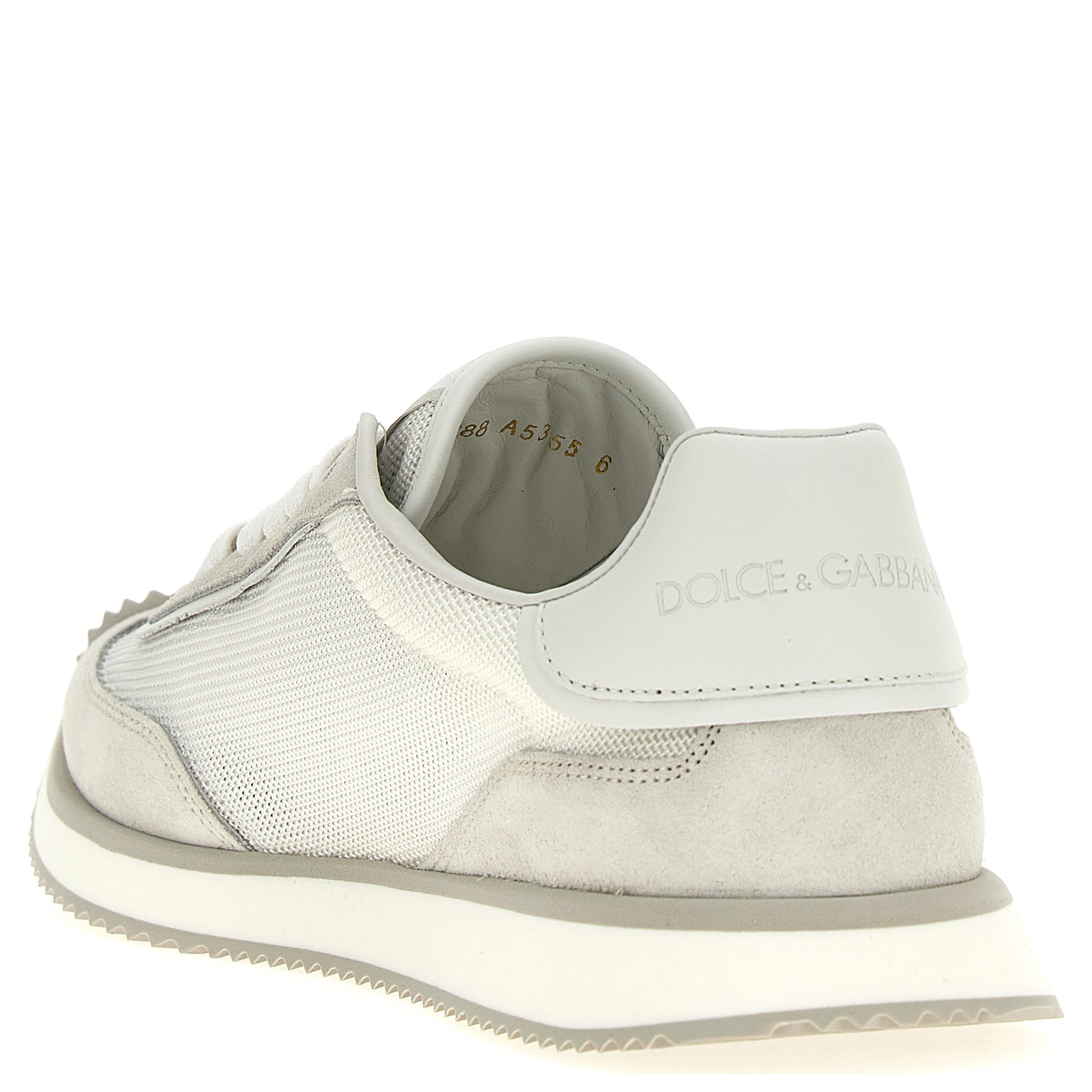 Gray Calfskin Low Top Sneakers