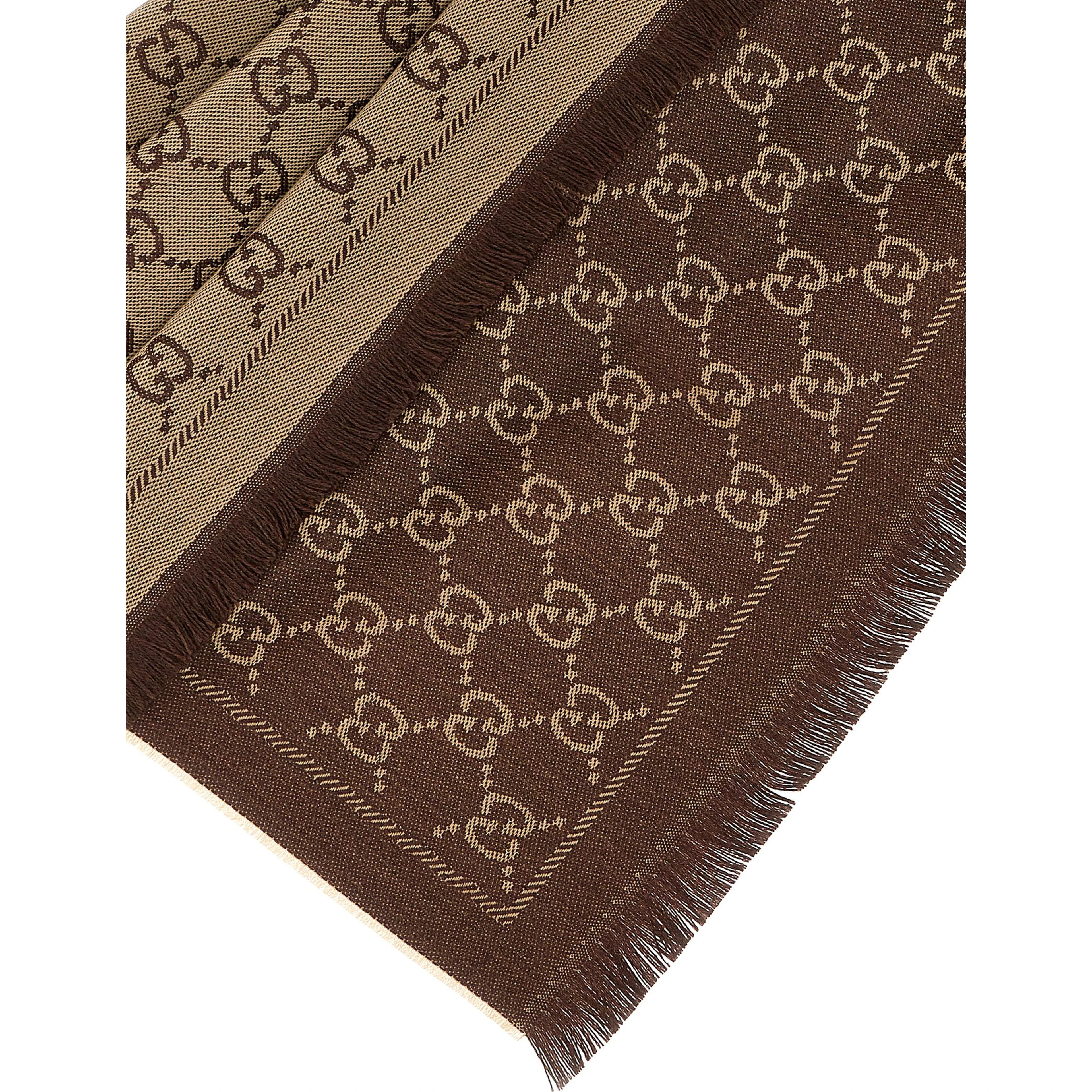 Brown Wool Scarf