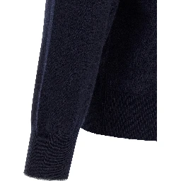 Blue Cashmere Polo Shirt