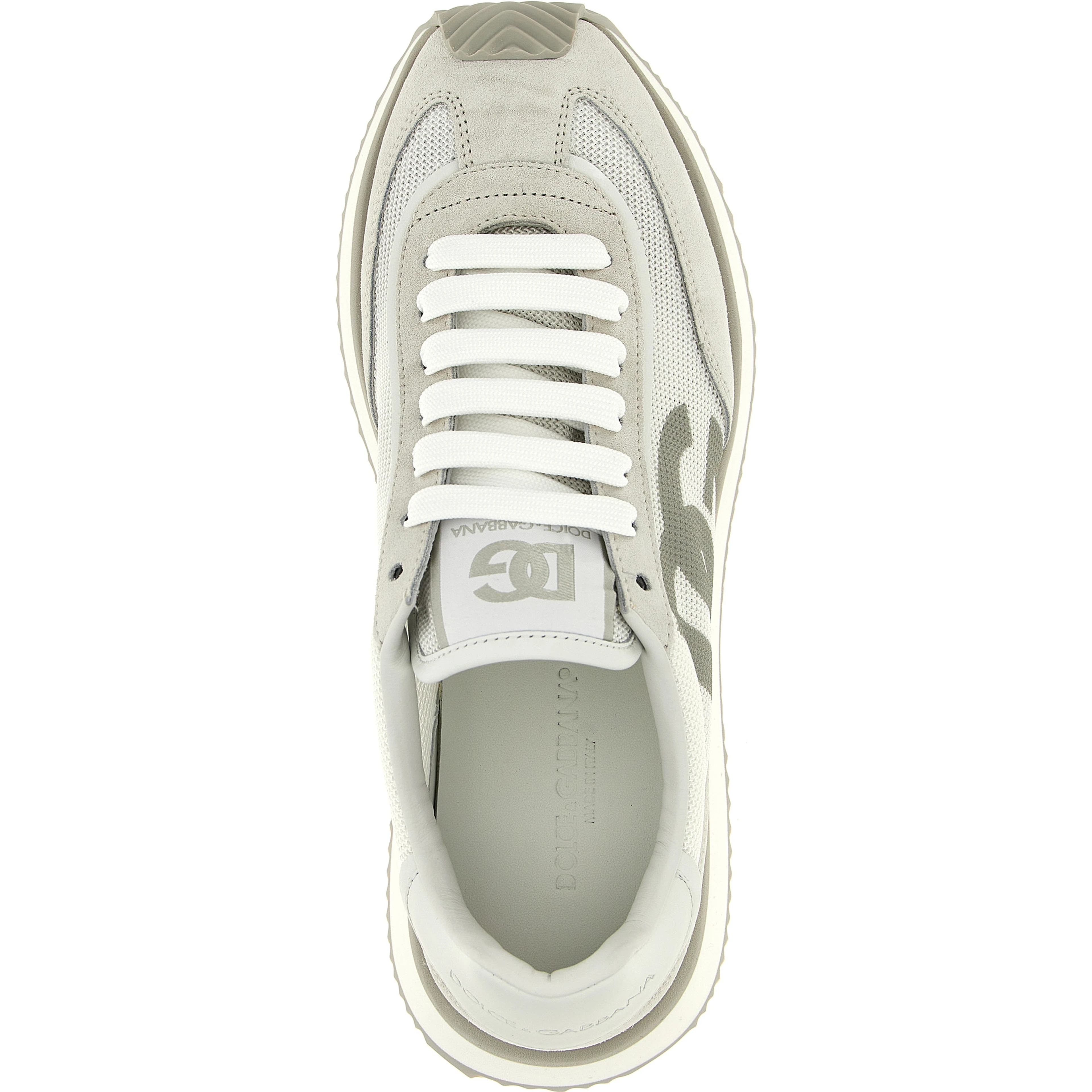 Gray Calfskin Low Top Sneakers