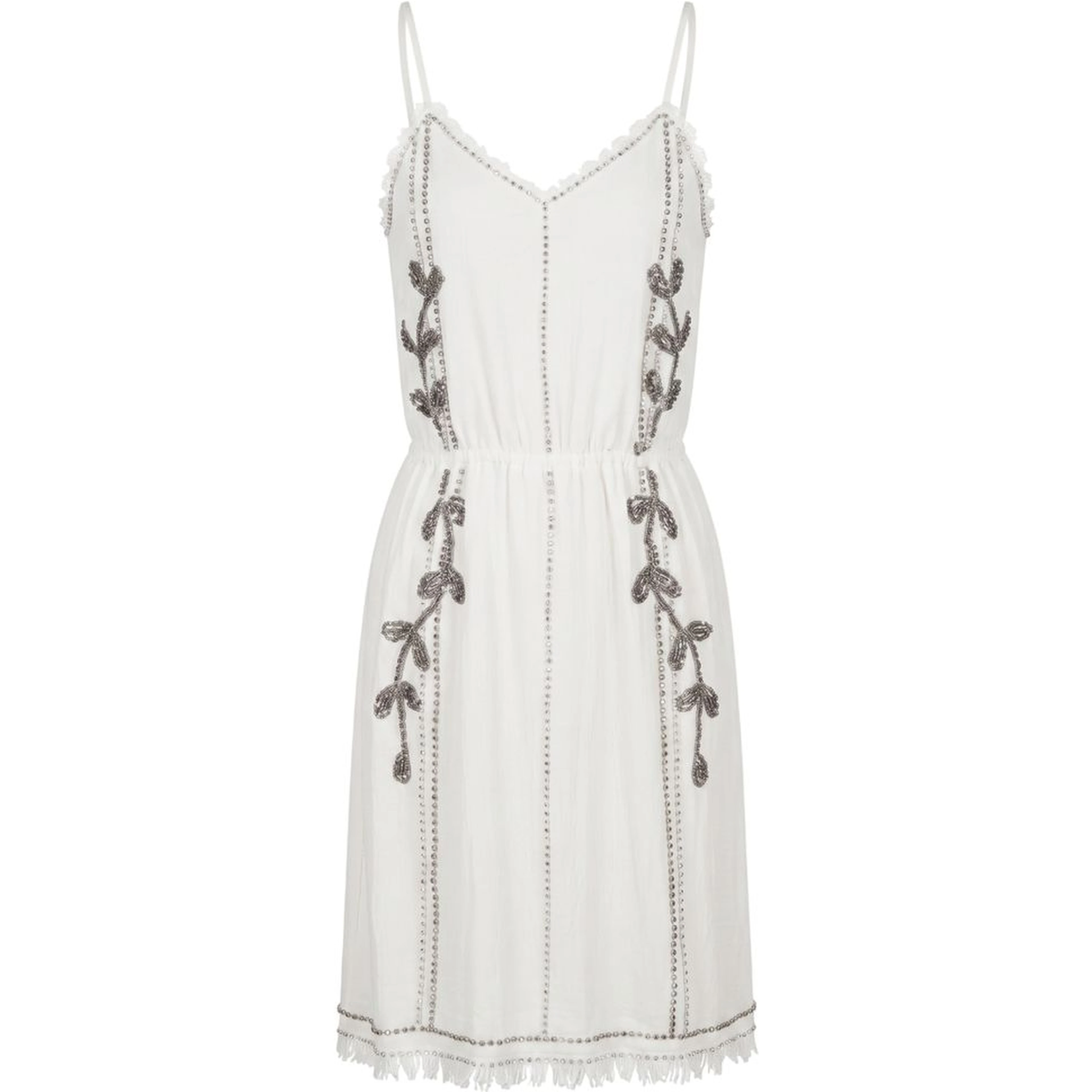 White Cotton Women Dress