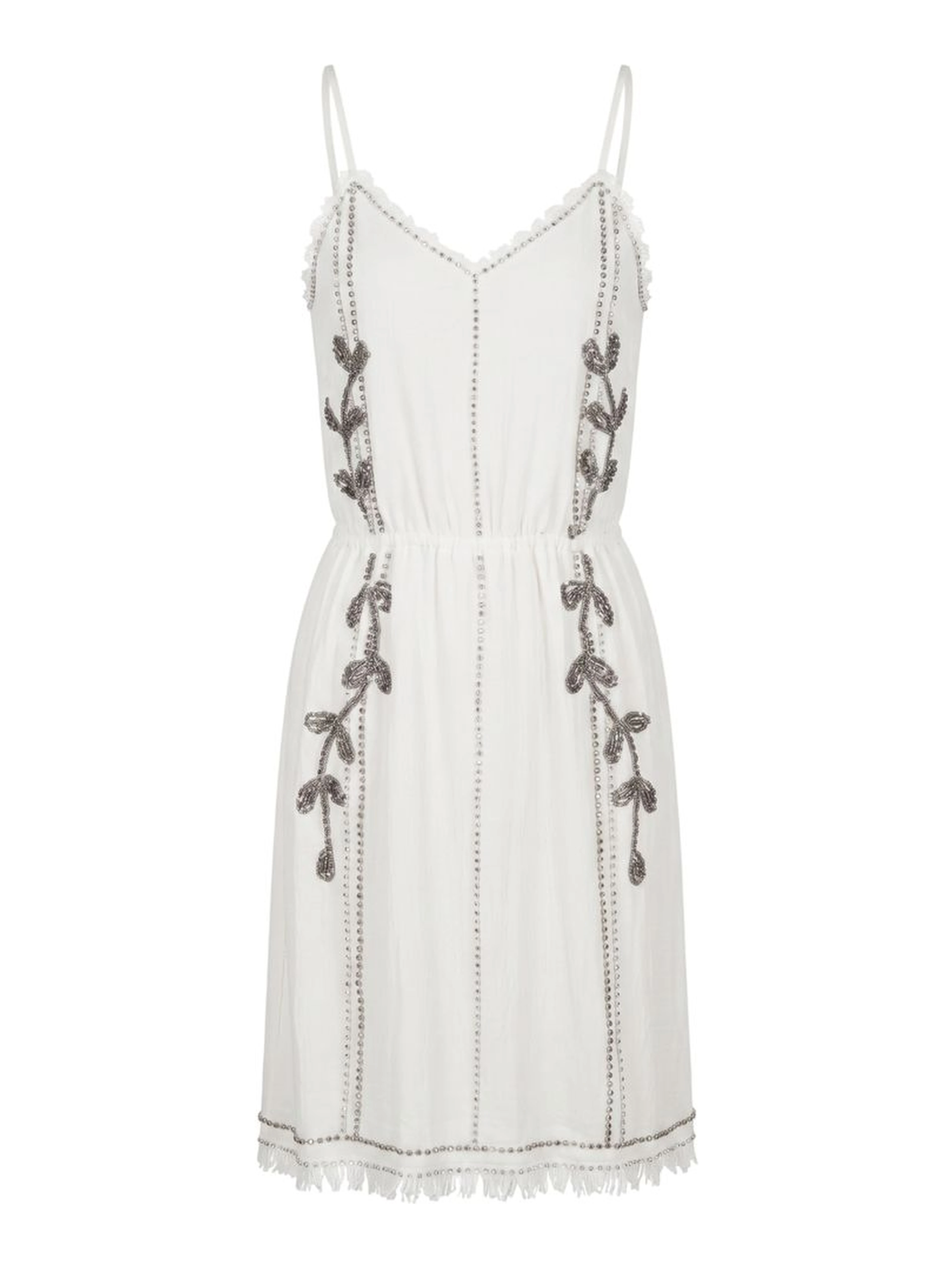 White Cotton Women Dress