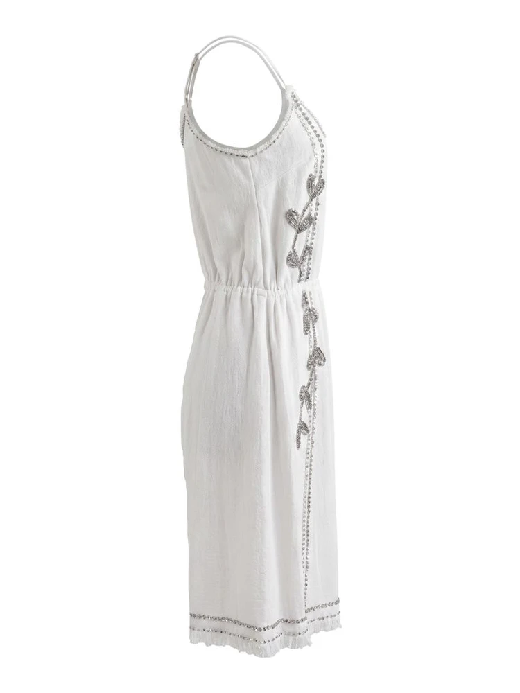 White Cotton Women Dress alternative