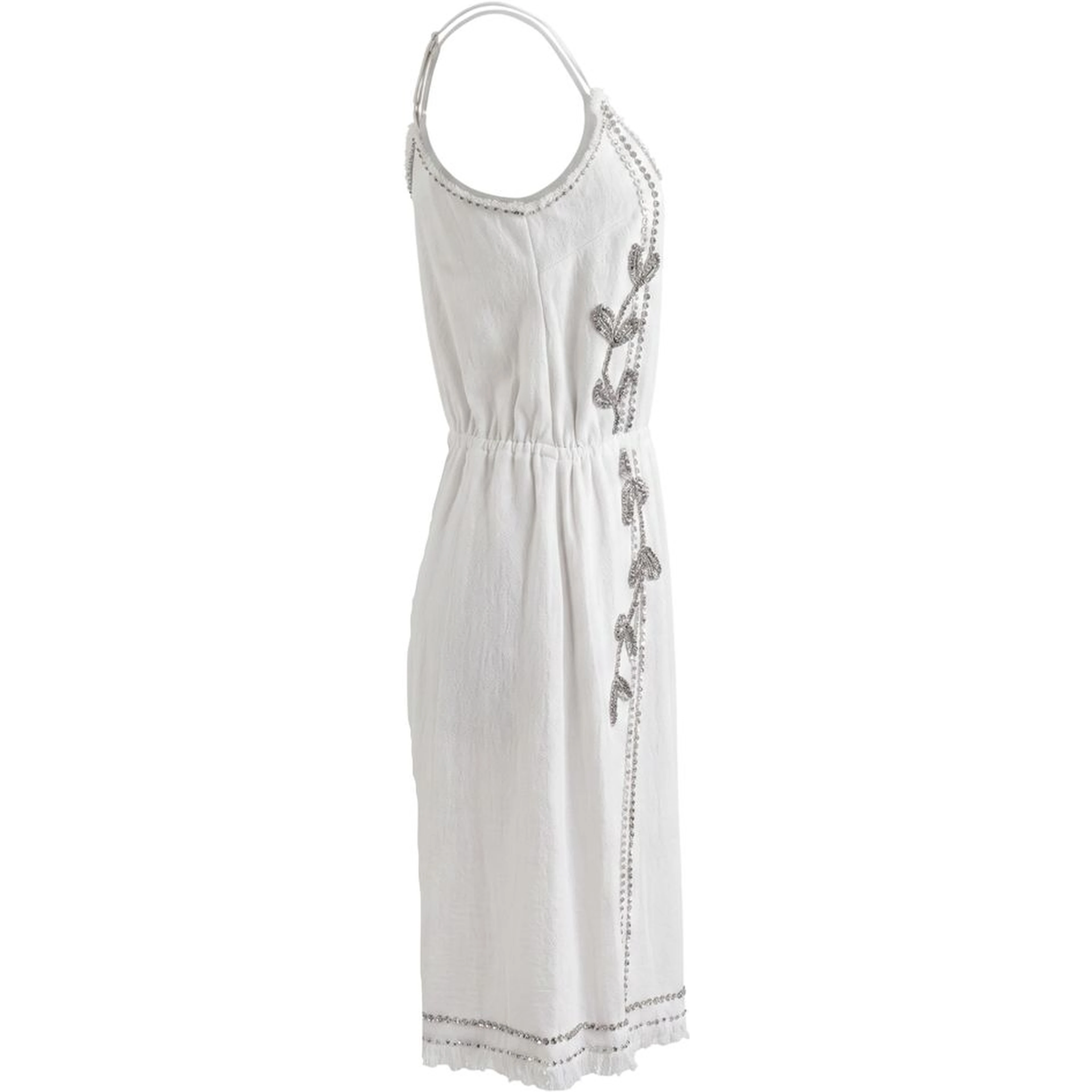 White Cotton Women Dress