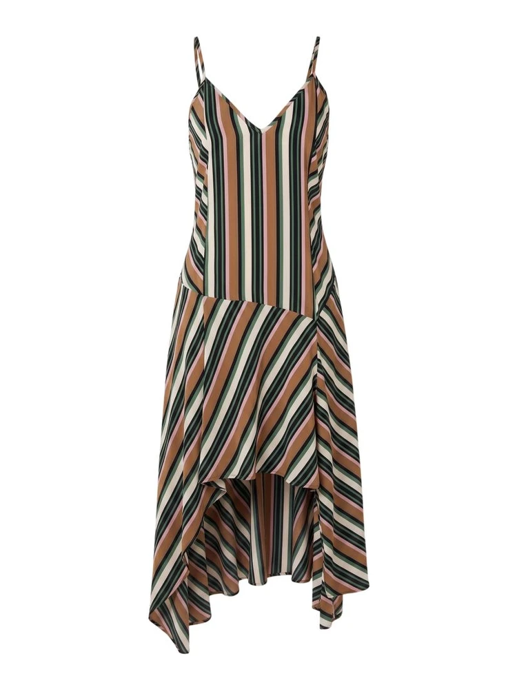 Brown Viscose Women Dress
