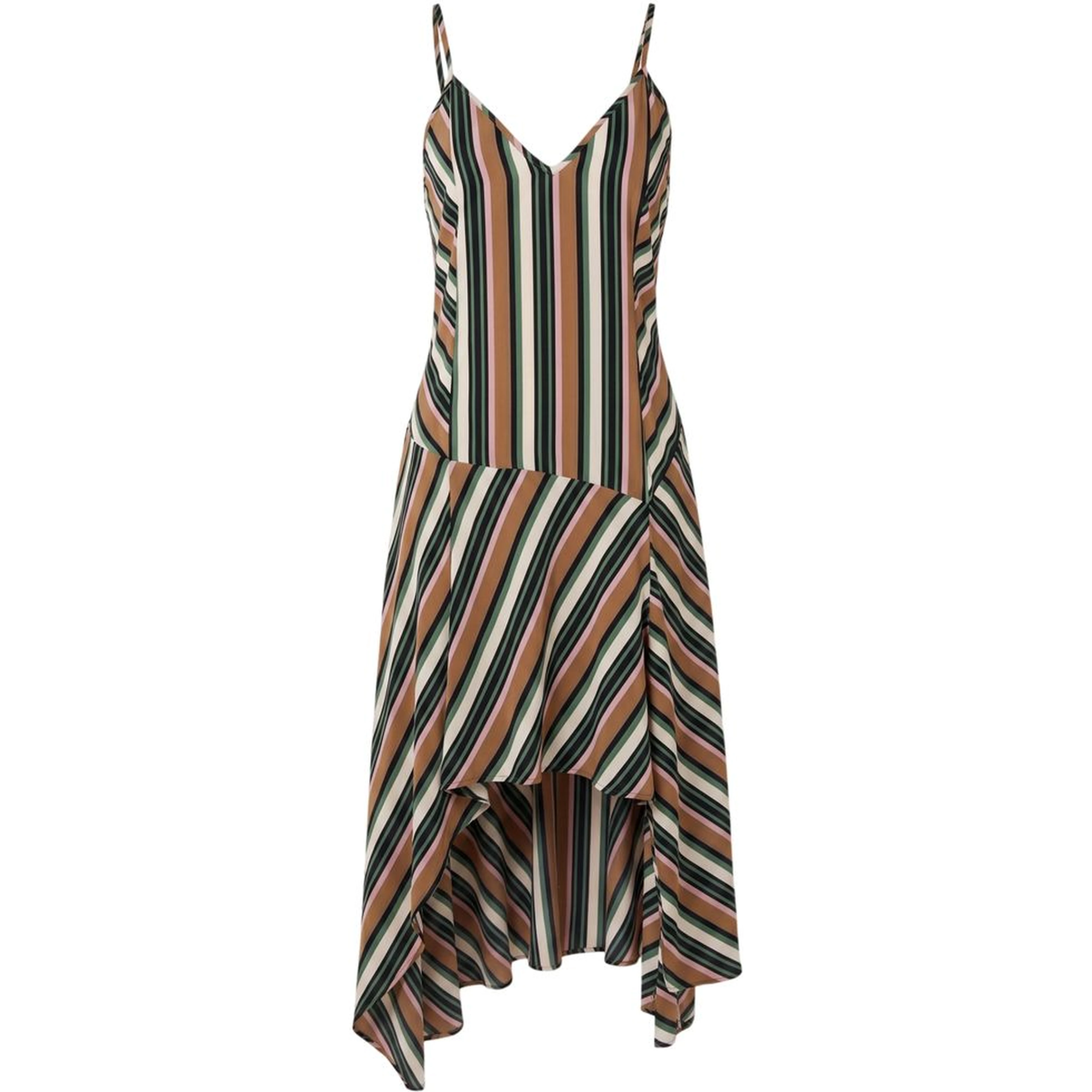 Brown Viscose Women Dress